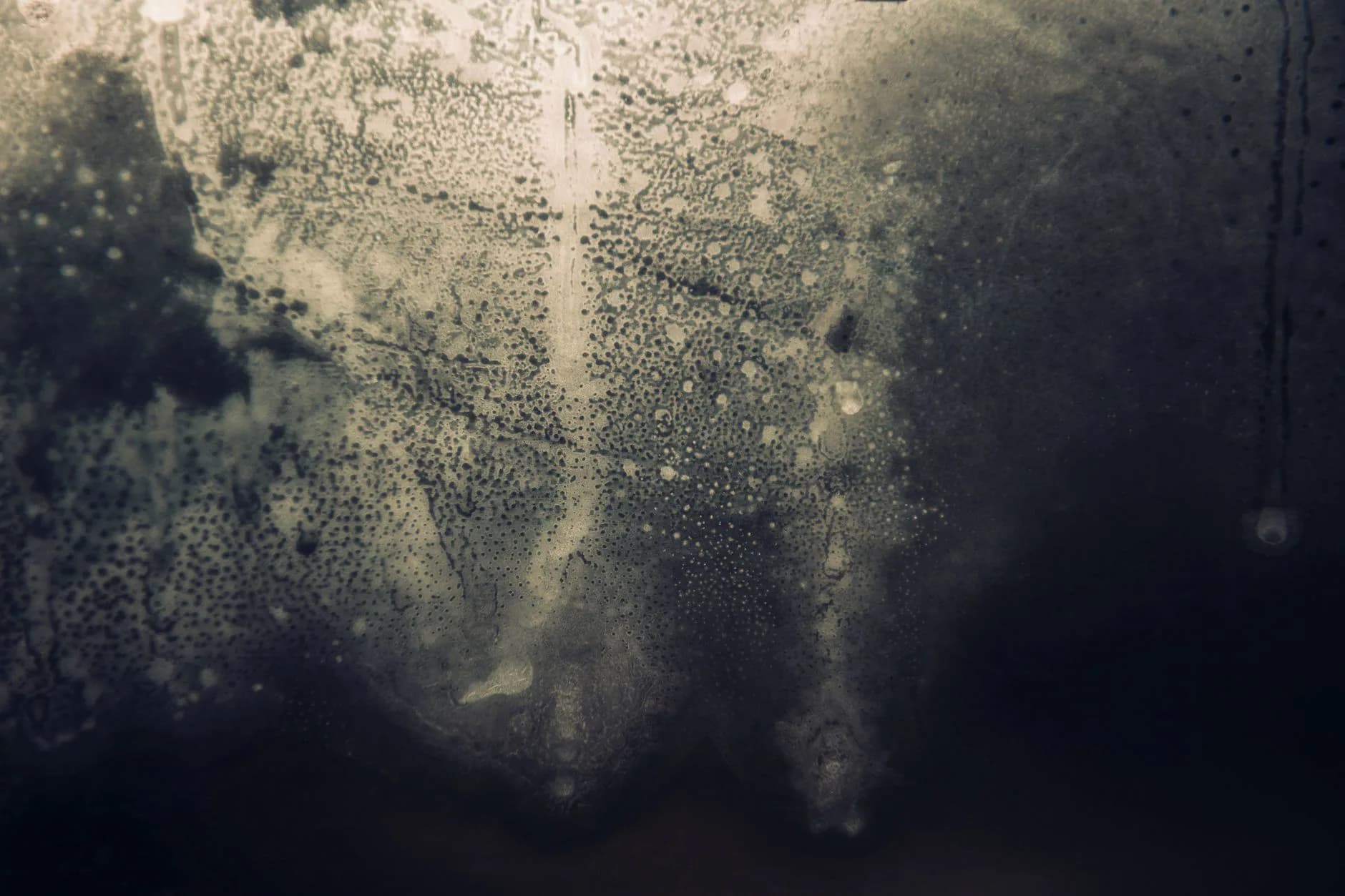 Condensation between panes of glass