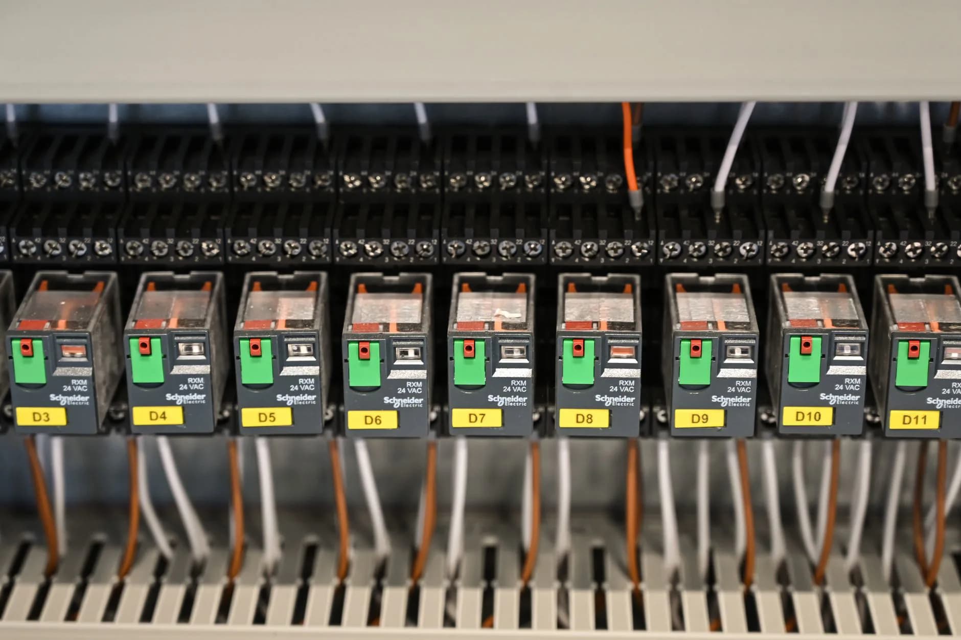 Circuit breakers in a panel