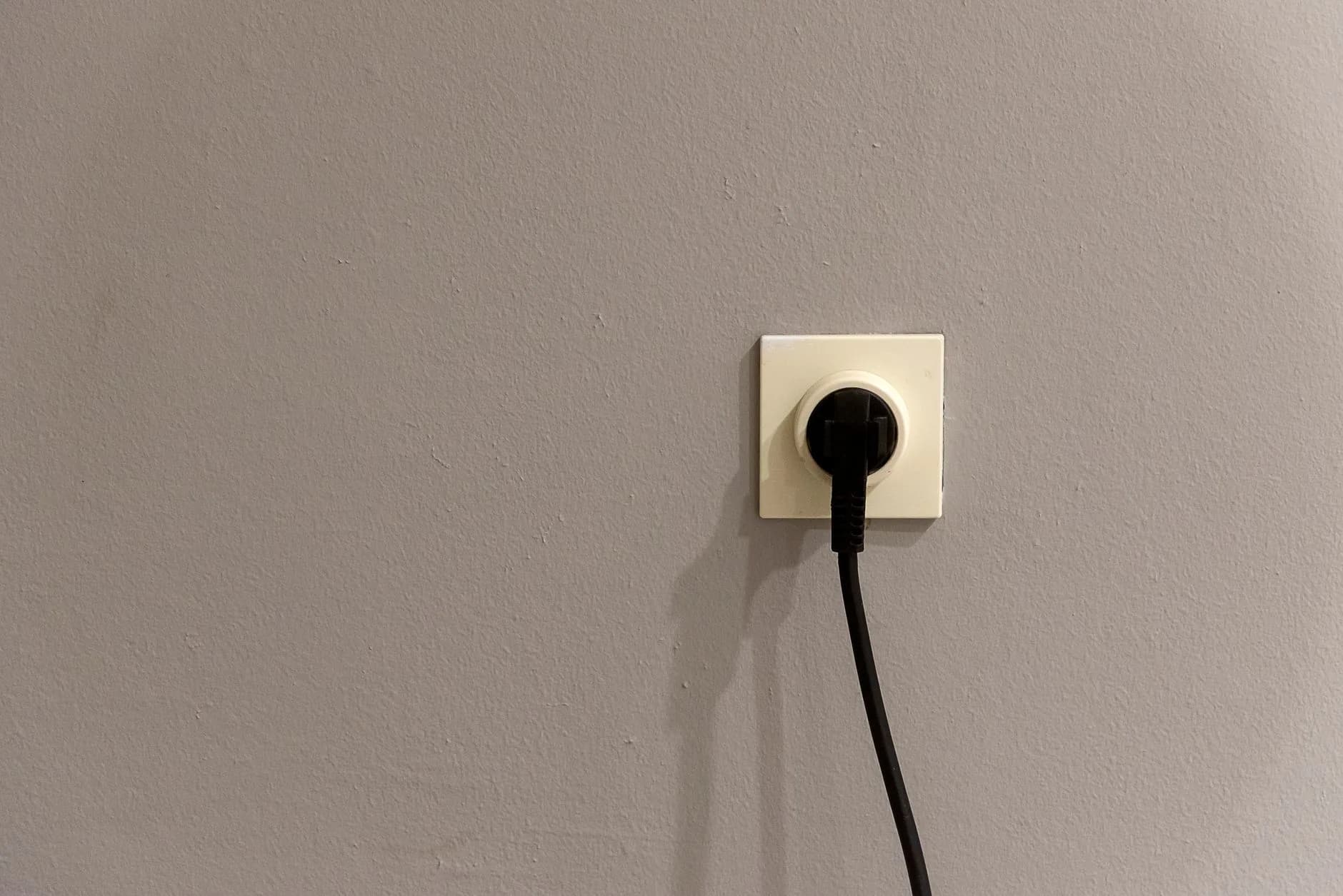A wall outlet