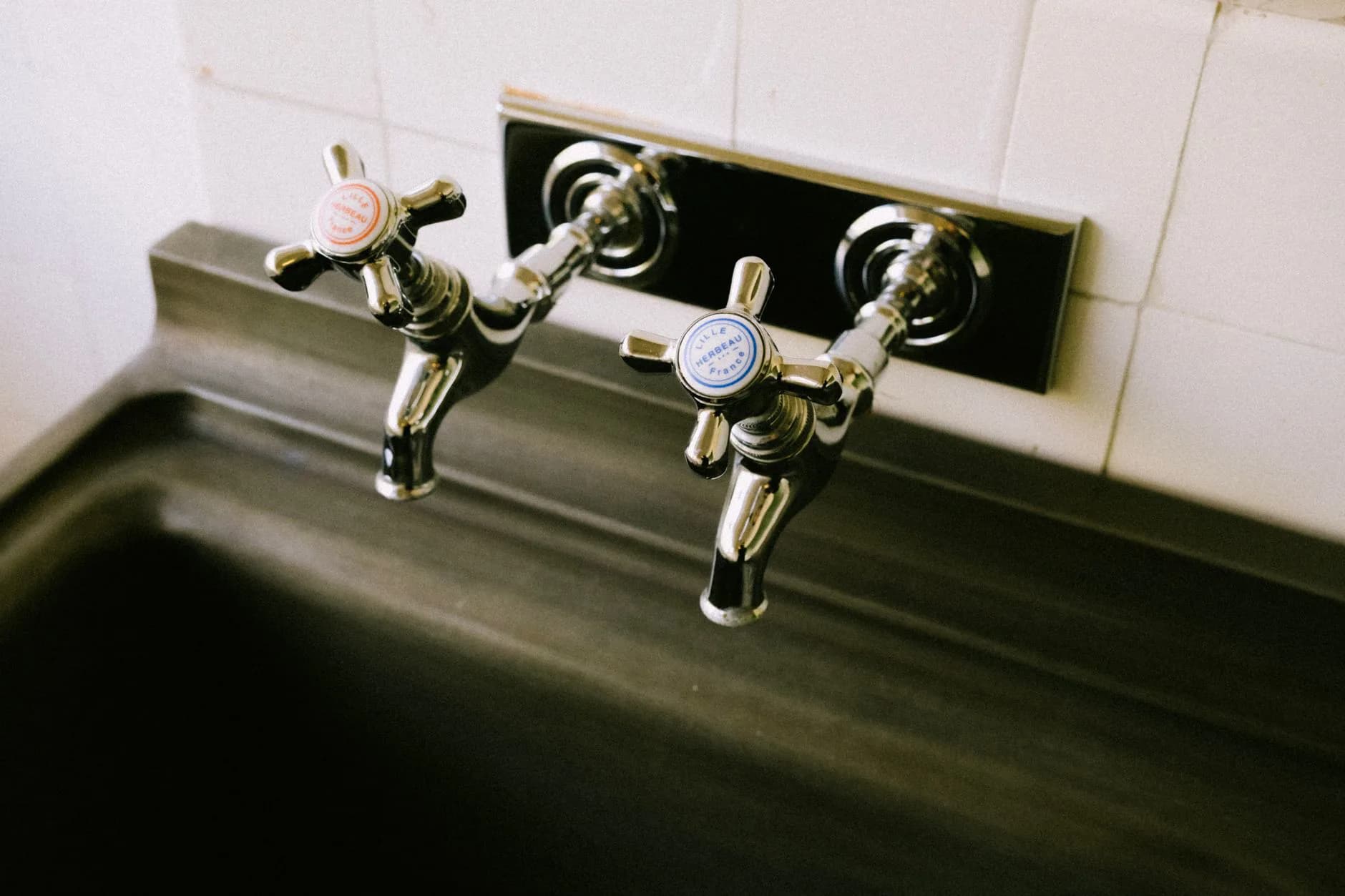 Limescale on a tap