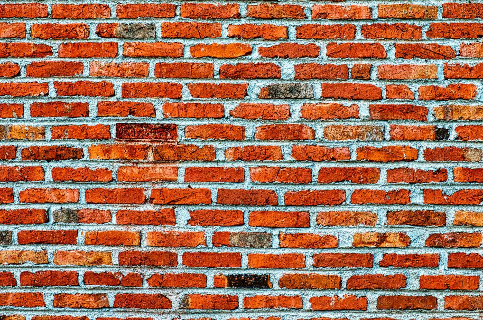 Mortar joints in brickwork