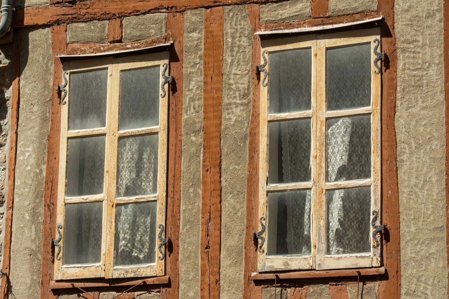 A window frame and seal
