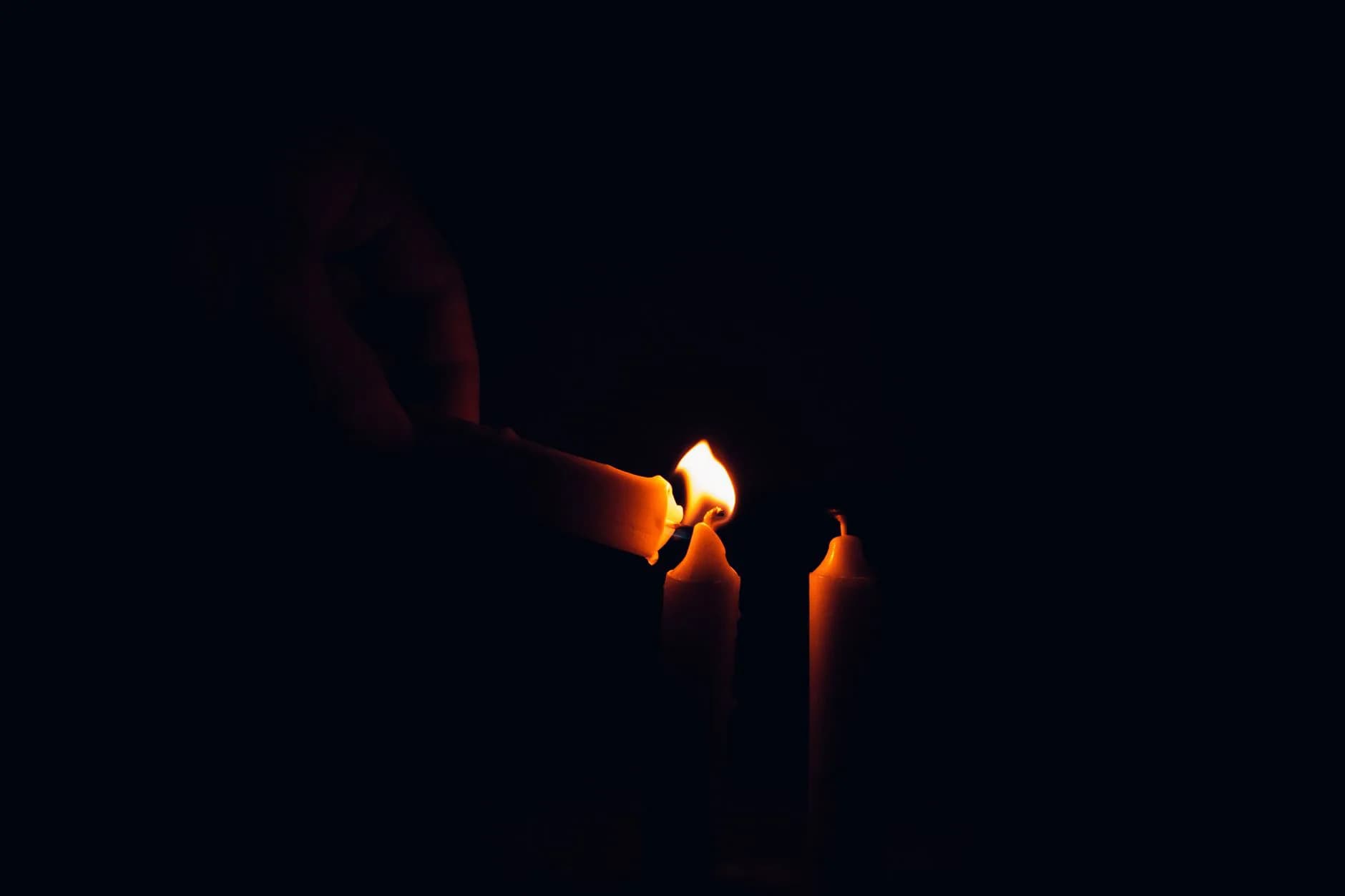 A house during a power cut
